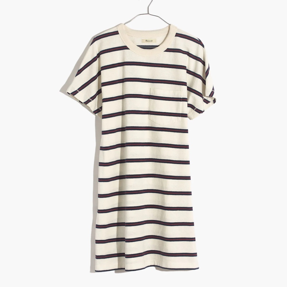 Madewell Striped Casual Dress